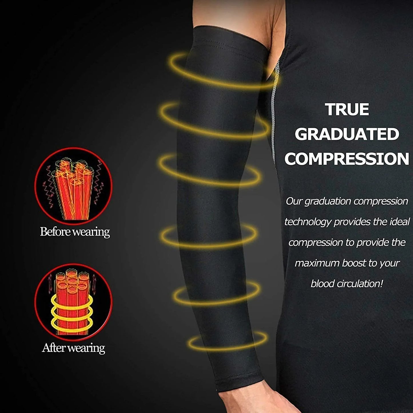 Sports Arm Compression Sleeve (1PC)